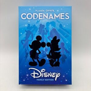 Codenames Disney Family Edition COMPLETE Czech Games Edition 2017 Clues Cards
